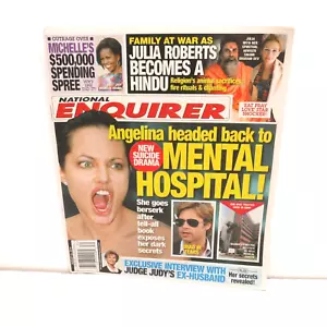 National Enquirer Tabloid Aug. 23 2010 Angelina Jolie Brad Pitt Julia Roberts - Foto 1 di 8