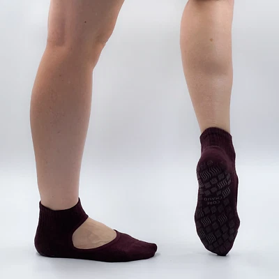 Calcetines de ballet antideslizantes Core Chaud Pilates yoga lana merino agarre Foto 1 de 4