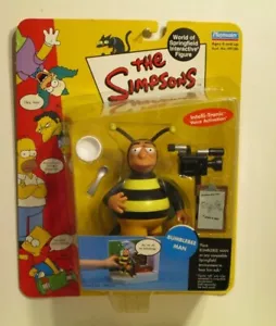 TARJETA DE ERROR PLATMATES SIMPSONS WOS BUMBLEBEE MAN & OTTO - Imagen 1 de 2