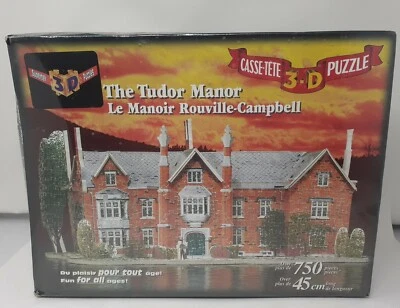 The Tudor Manor Le Manior Rouville-Campbell Casse-tête 3D Puzzle 750 pcs Sealed - Image 1 of 4