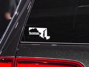 MARYLAND HOME Vinyl Decal -Sticker for Car Truck Bumper Wall Laptop Phone Yeti - Picture 1 of 2