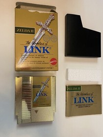 *&iexcl;RARO!* French Zelda II 2 The Adventure of Link (Nintendo NES 1988) Completo en caja original