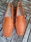 Tod's Gommino Orange Driving Shoes Leather Loafers Women's Shoe , Size EU 40  