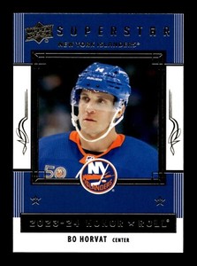 3-10-23 PWE READ . 2023-24 UD series 1 honor roll #hr-18 bo horvat