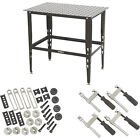 Klutch Steel Welding Table with Tool Kit 36in.L x 24in.W x 33 1/4in.H
