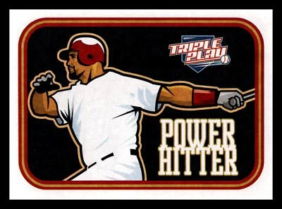 2012 Panini Triple Play Stickers Albert Pujols #14 Los Angeles Angels Mint - Image 1 of 2