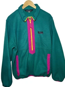 Pullover retro vintage años 90 Misey Mountain Snap T polar estilo patagonia talla L - Imagen 1 de 12
