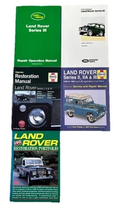 LAND ROVER SERIES 3 FIVE REPAIR WORKSHOP PARTS LR & RESTORATION (Haynes) MANUALS - Picture 1 of 8