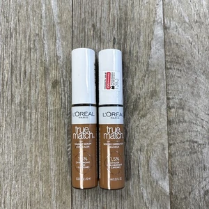 2~ Loreal Concealer True Match Radiant Serum .33 Fl Oz N8 Medium Deep Hyaluronic - Picture 1 of 3
