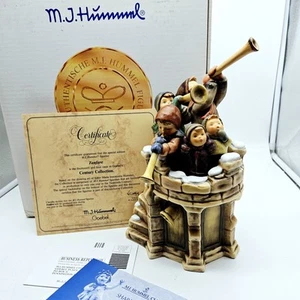 Hummel Fanfare 1323 Figurine Large 11" Signed Master Artist Forkel in Box COA  - Picture 1 of 16