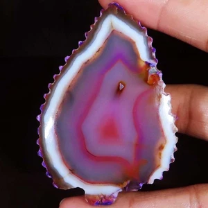 Onyx Druzy Agate Slice Cabochon Beautiful Gemstone 178.00 Cts 48x72x6 mm LP704 - Picture 1 of 6