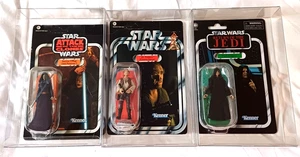 Star Wars Vintage Sammlung Barriss Offee, Dr Evazan & Emperor 3,75" Figuren - Bild 1 von 9