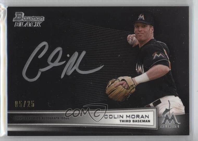 2013 Bowman Bowman Black Collection Auto /25 Colin Moran #BBC-CM Auto - Image 1 of 2