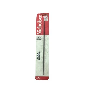 NEW NICHOLSON 01765 BLACK DIAMOND 3/16" X 8" CHAINSAW FILE ROUND SMOOTH - Picture 1 of 3