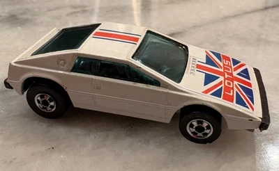 Hot Wheels Royal Flash Lotus 1978 Hong Kong White Union Jack Black Interior VGC - Image 1 of 4