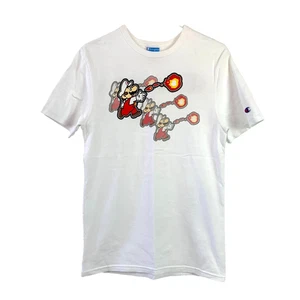 Camiseta Champion X Super Mario Brother Nintendo Fireball Pequeña - Imagen 1 de 9