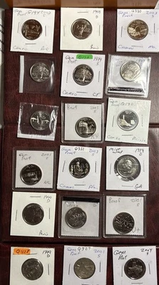 Bargain Basement! 18 Different BU State Qtrs from Proof & Mint Sets Shown. BB144 - Image 1 of 4