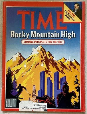 TIME Magazine VTG Issue - Dec 15, 1980 w/ Rocky Mountain States’ Energy Boom - Image 1 of 4