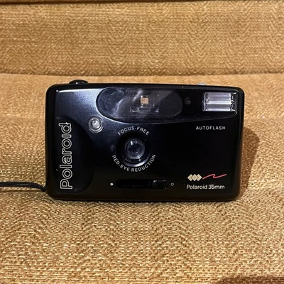 Polaroid AF 35mm Point And Shoot Film Camera Red eye Reduction Tested & Works - Image 1 of 4