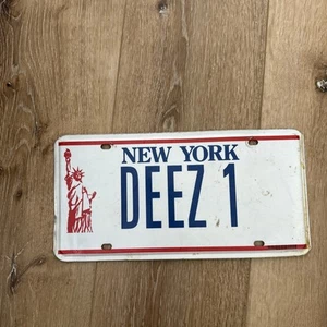 Vintage Pair New York State Statue Of Liberty License Plates DEEZ1 - Picture 1 of 2