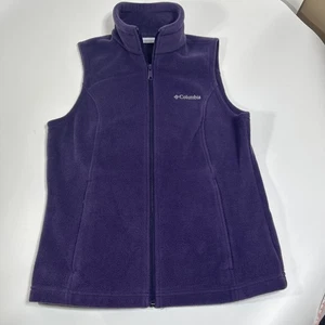 Columbia Sportswear Women's Medium Fleece Full Zip Sleeveless Jacket Vest Mint - Picture 1 of 6