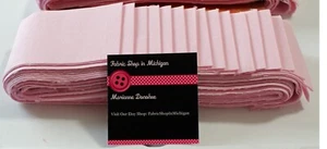 jelly roll Pink Solid Half Pack, Twenty 2.5 inch strips - Picture 1 of 1