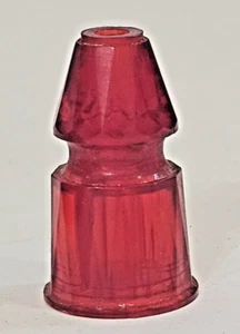 POSTS PINBALL PLAYFIELD PLÁSTICO ROJO FACETADO JOYAS POSTE TRANSPARENTE 1-3/16" - Imagen 1 de 4