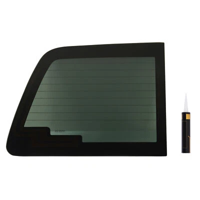 Fits 2008-2016 Ford F250 F350 Rear Left Side Glass For Sliding Window w/Heated - Image 1 of 4