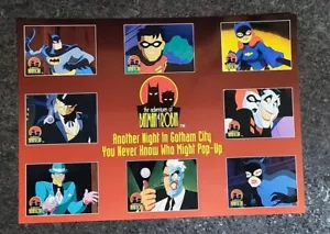 Skybox 1995 The Adventures of Batman & Robin S1 Promo Card Sheet Low Shipping - Picture 1 of 2