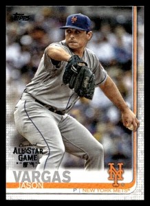 2019  Topps #418 Jason Vargas New York Mets  Baseball card