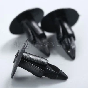 100x 5mm Motorcycle Push Type Retainers Fastener Faring Panel Clip Plastic Screw - Picture 1 of 7