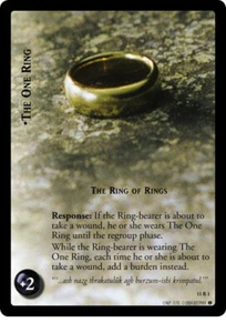 Herr der Ringe TCG Shadows 11R1 Der eine Ring Der Ring der Ringe SELTEN Entschlüsselung - Bild 1 von 1