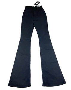 Fashion Nova Women's Deep In My Soul Flare Black Jeans Size 0/24 - Picture 1 of 7