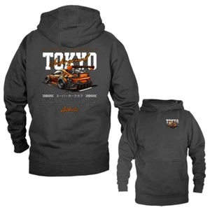 Tokyo Underground Drift Importado Afinado Personalizado JDM Coche Deportivo Gráfico Sudadera con Capucha - Imagen 1 de 10