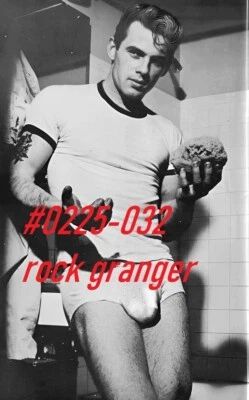 VINTAGE MALE PORTRAIT #0225-032 -rock granger 1962 - free shipping in  usa - Image 1 of 2