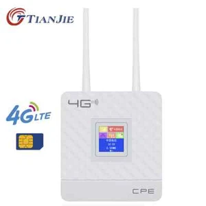 Lte Home 3G 4G Wifi Modem CPE Wireless Router With RJ45 Port Sim Card Slot - Afbeelding 1 van 15