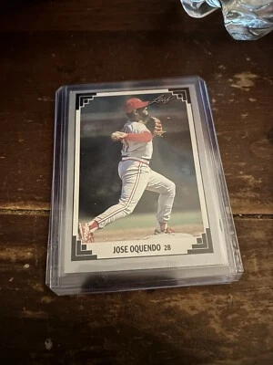 1991 Leaf - #58 Jose Oquendo - Image 1 of 2