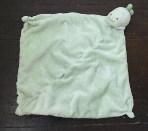 Angel Dear Plush Green Dinosaur Baby Lovey Knotted Corners Security Blanket