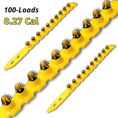 100 Yellow Strip Loads for Ramset Cobra Viper SA270 RT400 Hilti DX350 DX351 DX36 - Image 1 of 4