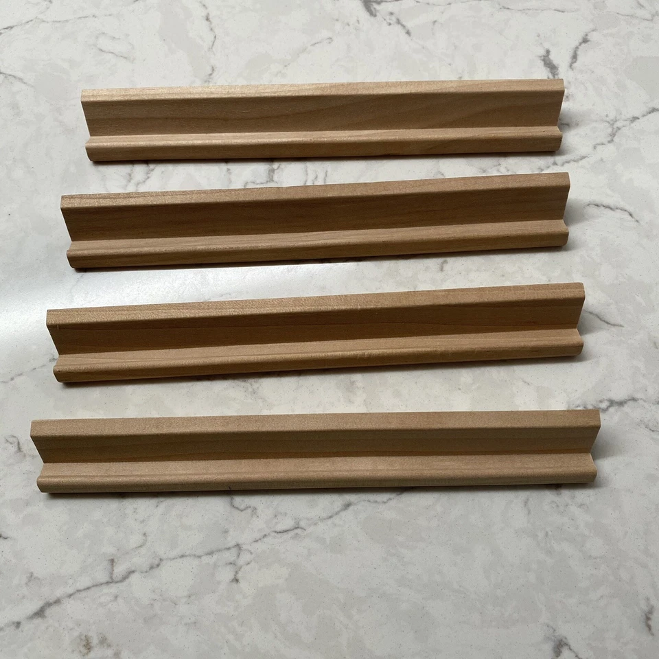 4 сменных деревянных подноса для писем Scrabble Tile - Изображение 1 из 1