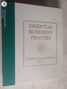 ESSENTIAL BUDDHIST PRAYERS FPMT VOL.VOLUME 1/ONE HC/HARDCOVER BINDER BOOK - Picture 1 of 5