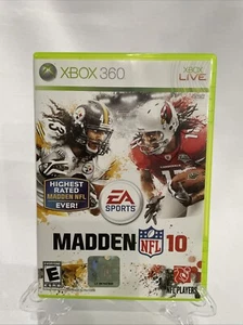 Madden NFL 10 (Microsoft Xbox 360, 2009) Complete with Manual Video Game - Picture 1 of 5