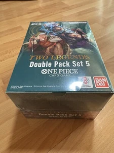 Box Display 8x One Piece Double Pack Set vol.5 DP-05 (OP-08 ENG) BANDAI NEU OVP - Bild 1 von 2