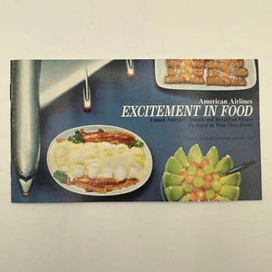 American Airlines Excitement In Food: Famed Astrojet Brunch and Breakfast Menus - Picture 1 of 5
