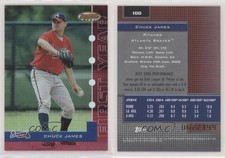 2005 Bowman's Best Red /199 Chuck James #100 Rookie RC
