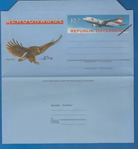 BRIEFMARKEN ÖSTERREICH - Aerogramm, Steinadler 12er, 1994-** - Bild 1 von 1