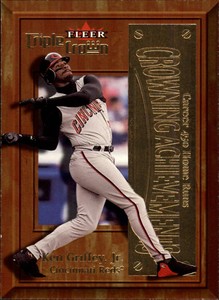 2001 Fleer Triple Crown Crowning Achievements #4 Ken Griffey Jr. - NM-MT