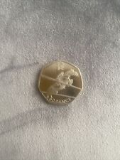 2011 Rare EQUESTRIAN 50 pence - LONDON 2012 OLYMPIC GAMES