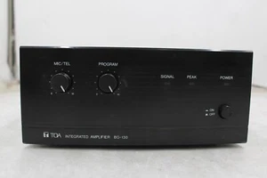TOA BG-130 30W Paging and BGM 3 Input Mixer Power Amplifier Power Tested - Picture 1 of 3