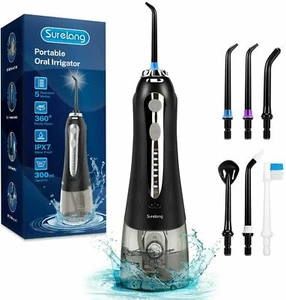 Hilo de agua inalámbrico irrigador dental oral limpiador dental de viaje hilo dental elige hilo dental - Imagen 1 de 11